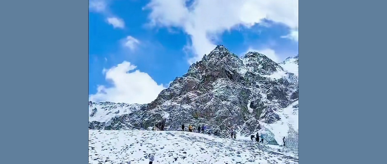祁连雪山徒步